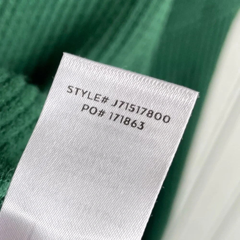 Lulus Seasonal Essential Green Waffle Knit Turtleneck Long Sleeve Top Size Small